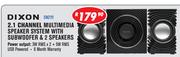 Dixon 2.1 Channel Multimedia Speaker System With Subwoofer & 2 Speakers DN2111