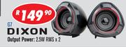 Dixon USB 2.0 PC Speakers G7