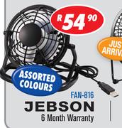 Jebson 15cm USB Powered Desktop Fans FAN-816