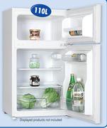 Dixon 110Ltr Bar Fridge With Freezer Compartment White Finish DTF110W