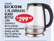 Dixon 1.7Ltr Cordless Glass Kettle Y6302GB