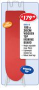 106 x 30cm Wooden Top Ironing Board IBWU-19