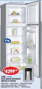 Dixon 410Ltr With Water Dispenser Metallic Finish DTF460MD
