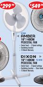 Amber 16"/40cm Pedestal Fan SF1601