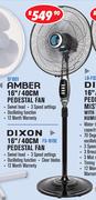 Dixon 16"/40cm Pedestal Fan FS-1615E