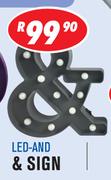  Decorative LED Night Lights & Sign LED-AND