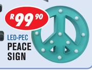  Decorative LED Night Lights Peace Sign LED-PEC