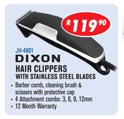 Dixon Hair Clippers With Stainless Steel Blades JH-4801