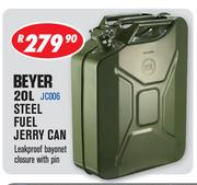 Beyer Steel Fuel Jerry Can JC006-20Ltr