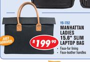 Manhattan Ladies 15.6" Slim Laptop Bag YB-1762