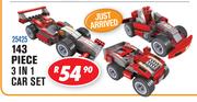 143 Piece 3 In 1 Car Set 25425