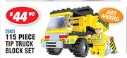 115 Piece Tip Truck Block Set 29401