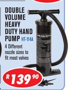 Double Volume Heavy Duty Hand Pump