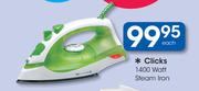 Clicks 1400 Watt Steam Iron