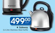 Safeway 3.6Ltr Stainless Steel Kettle