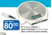 Clicks Or Love Cooking Kitchen Scales-Each