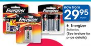 Energizer Batteries-Each