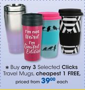 Clicks Travel Mugs-Each