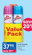 Air Scents Triple Pack Mixed-3X200ml Per Pack