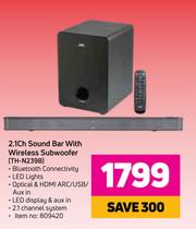 Jvc cheap 2.1 soundbar