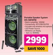 JVC Portable Speaker System XS-N819PB