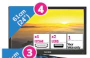 Telefunken (61cm) 24" HD LED TV TLEDD-240HD