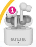 Aiwa TWS Bluetooth Earbuds-White ATWS-32W