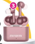 Aiwa TWS Bluetooth Earbuds (Rose Gold) ATWS-32RG