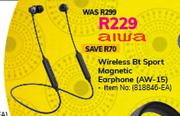Aiwa Wireless Bt Sport Magnetic Earphone AW-15