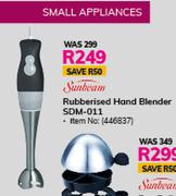 Sunbeam Rubberised Hand Blender SDM-011