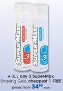 Super-Max Shaving Gels-Each