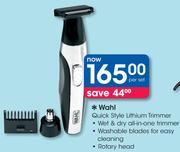 Wahl Quick Style Lithium Trimmer-Per Set