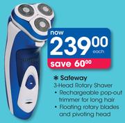 Safeway 3 Head Rotary Shaver