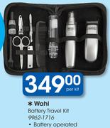 Wahl Battery Operated Travel Kit 9962-1716-Per Kit