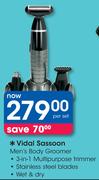 Vidal Sassoon Men's Body Groomer-Per Set
