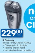 Safeway 2 Head Rotary Shaver PIA5403
