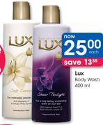 Lux Body Wash-400ml Each