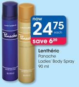 Lentheric Panache Ladies Body Spray-90ml Each