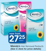 Mandy's Hair Removal Products-Each