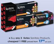 Kotex Sanitary Products-Per Pack