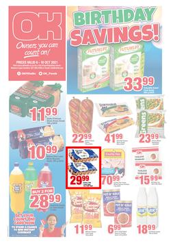 OK Foods Western Cape : Birthday Savings (06 October - 10 October 2021), page 1