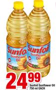 Sunfoil Sunflower Oil-750ml Each