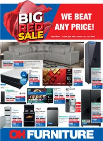 OK Furniture Zambia : Big Red Sale (18 May - 14 June 2026)