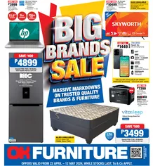 OK Furniture Botswana : Big Brands Sale (22 April - 12 May 2024)