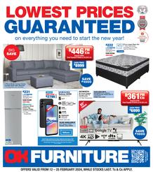 OK Furniture : Lowest Prices (12 February - 25 February 2024)