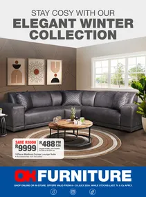 OK Furniture : Elegant Winter Collection (08 July - 28 July 2024 While Stocks Last)