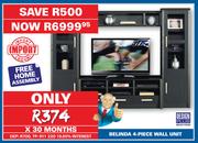 Design Plus Belinda 4-Piece Wall Unit