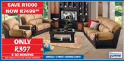 Gommagomma Ursula 3-Piece Lounge Suite