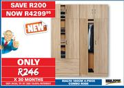 High Point Rialto 180cm 4-Piece Combo Robe