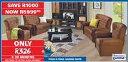 Gommagomma Polo 4-Piece Lounge Suite